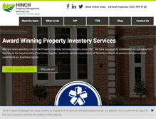 Tablet Screenshot of hinchpm.com